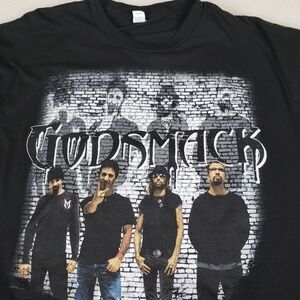 GODSMACK Size XL Concert Tour 2010 T-Shirt Black Tultex